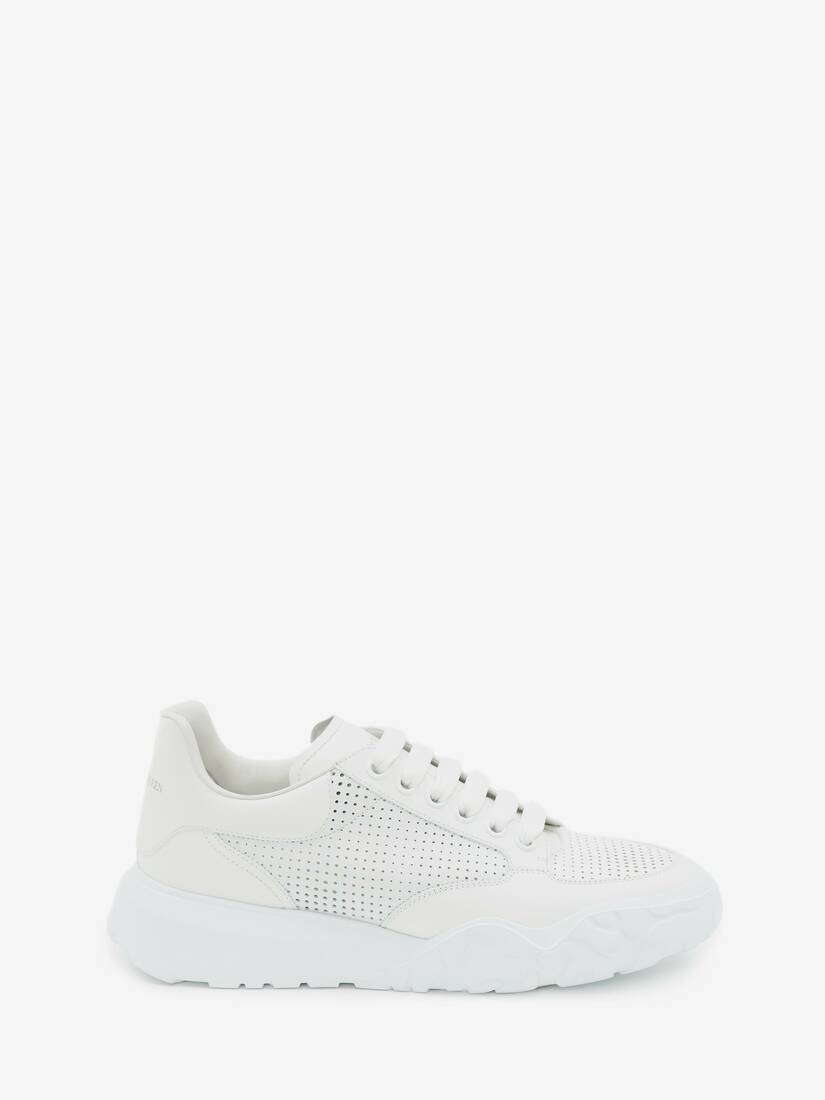 Zapatillas Alexander McQueen Court Trainer Hombre - Blancos - Mexico 627-BTZKNP